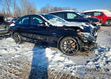 2017 Mercedes-Benz C 43 4Matic Amg from USA, damaged, VIN 55SWF6EB5HU219358